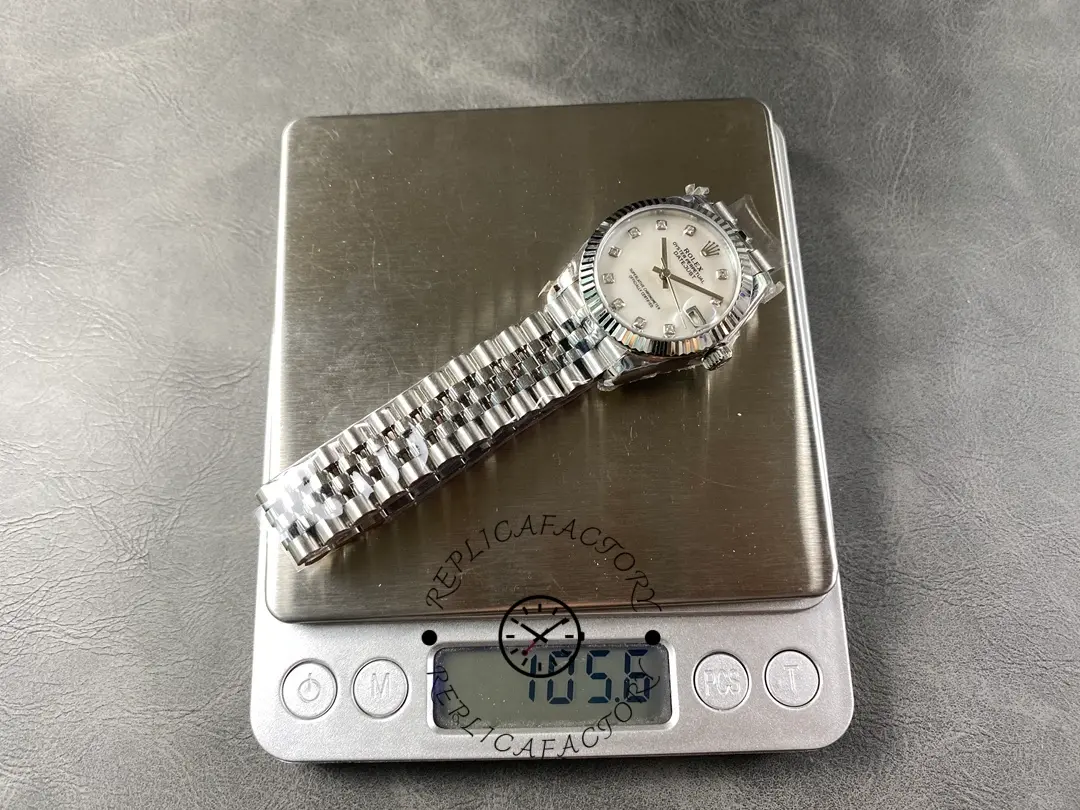 Rolex Datejust 31 Steel & 18K White Gold 278274 0006 Women's Watch