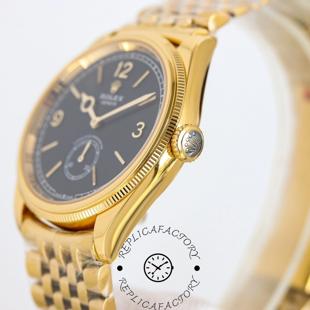 1:1 Clone Rolex 1908 52508 0007 Black Dial Settimo Bracelet