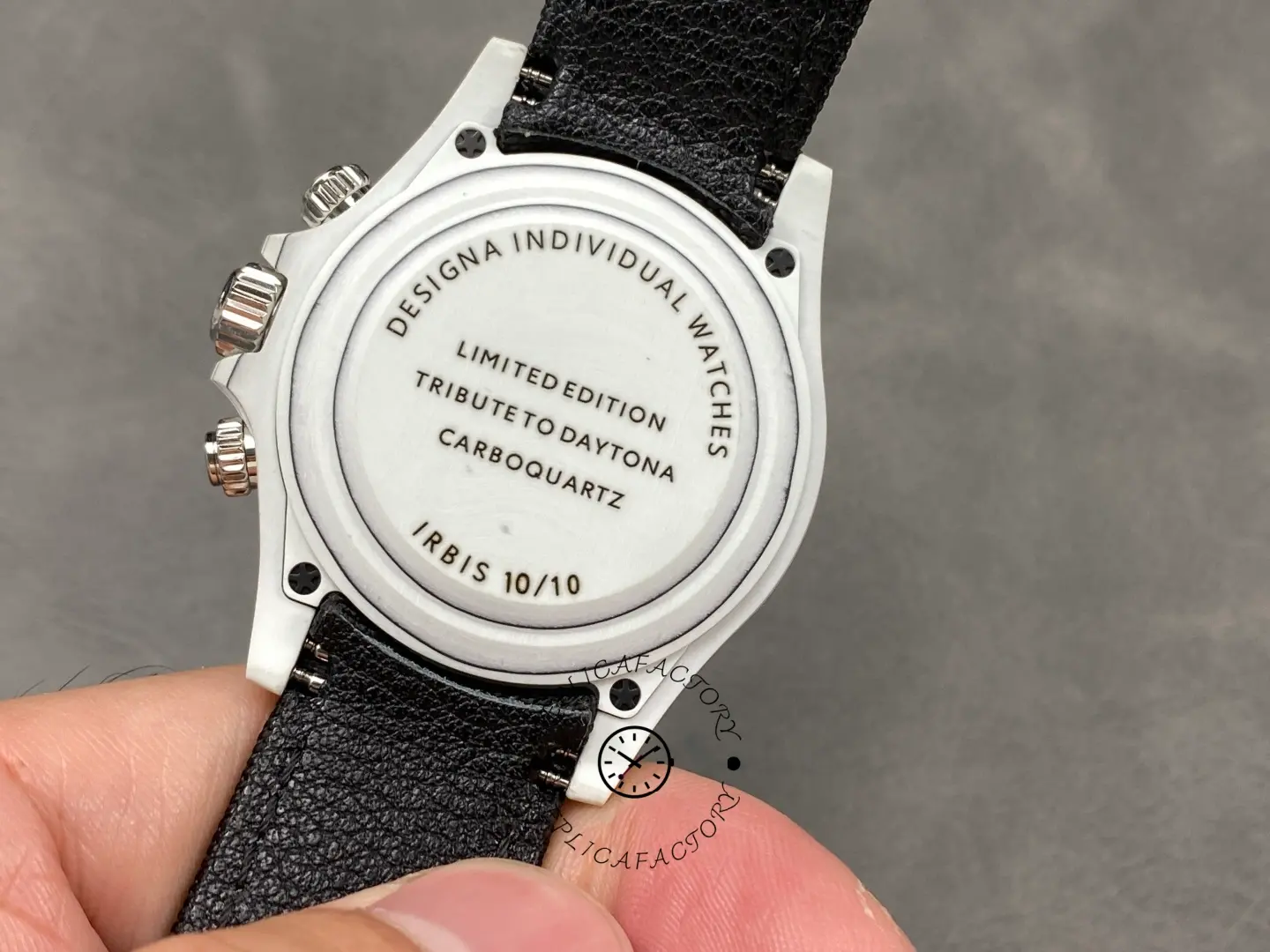 Replica Rolex Daytona IRBIS DiW White & Black Dial Black Nylon Strap 41mm