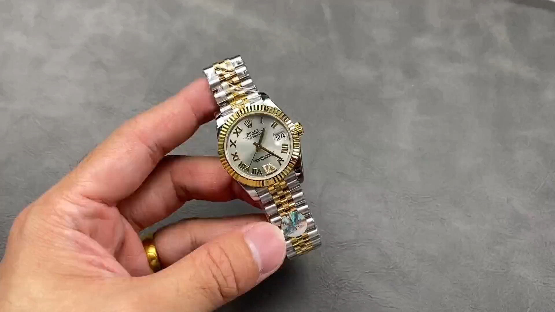Rolex Datejust 178273-0091 Silver Roman Dial 31 Jubilee Strap 1:1 Clone