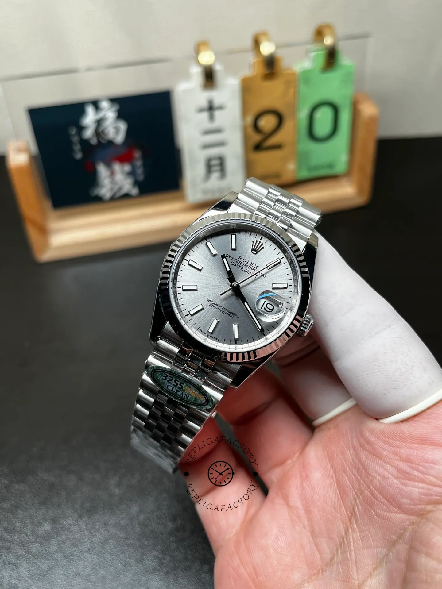 Rolex Datejust 126234 Fluted Bezel Silver Index Dial 36MM Unisex Replica Watch