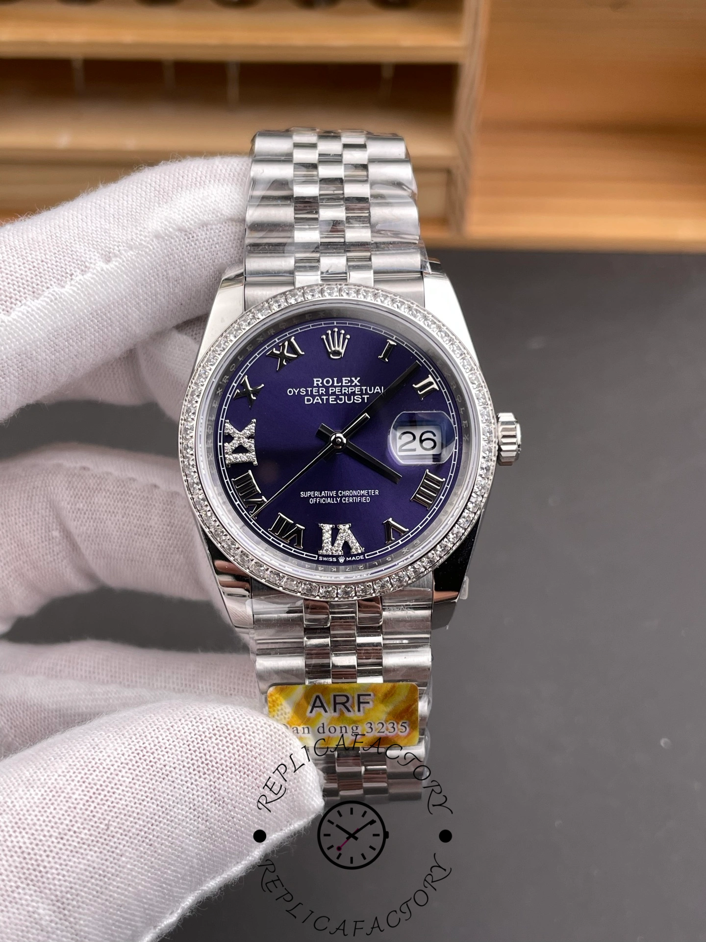 Rolex Datejust 36 White Gold & Diamonds m126284rbr 0055