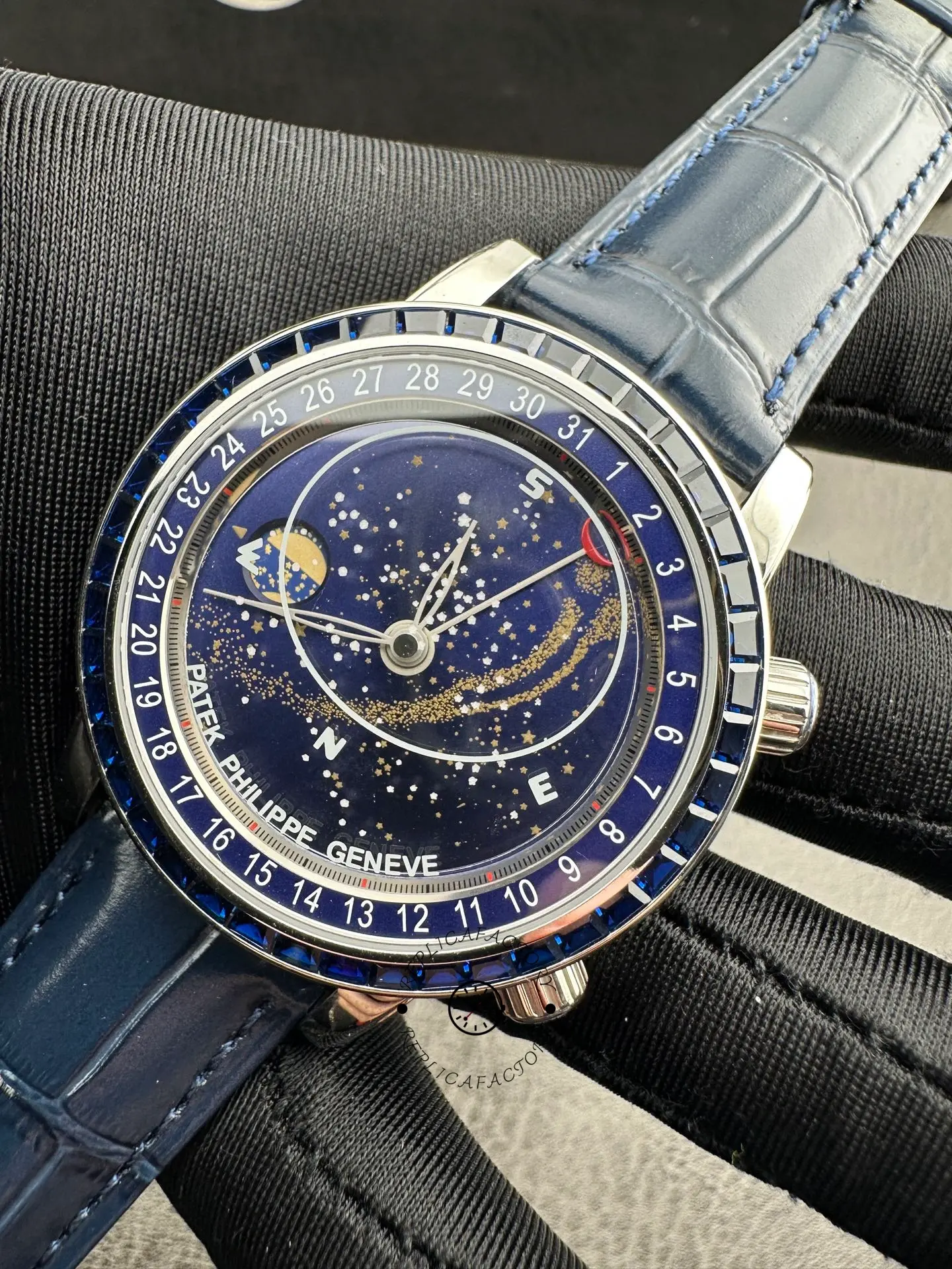 Patek Philippe Grand Complications 6104/11P-010 1:1 Clone 44mm Celestial Watch