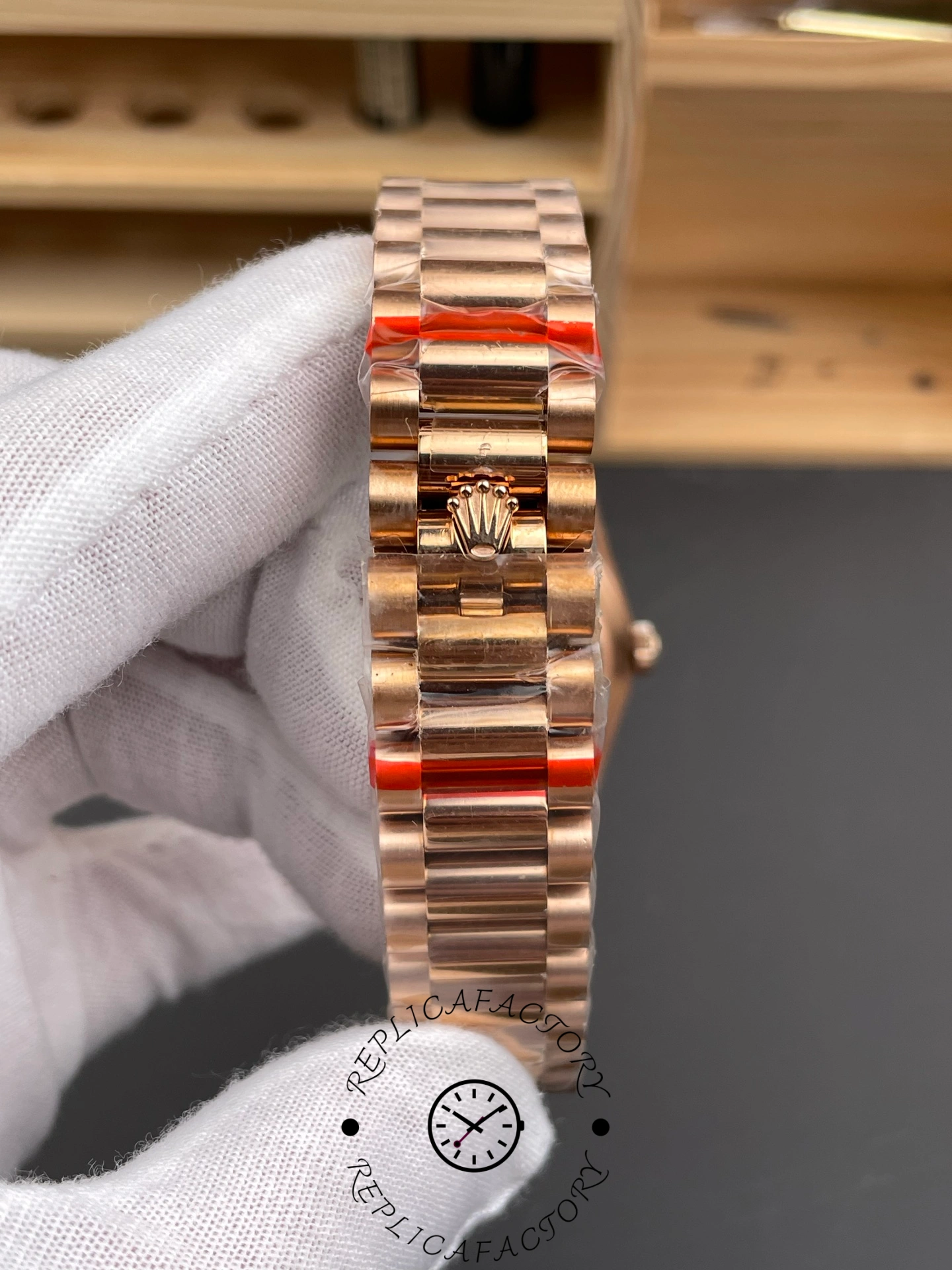 Rolex Day-Date 36 President Slate Diamond Dial m128235-0050