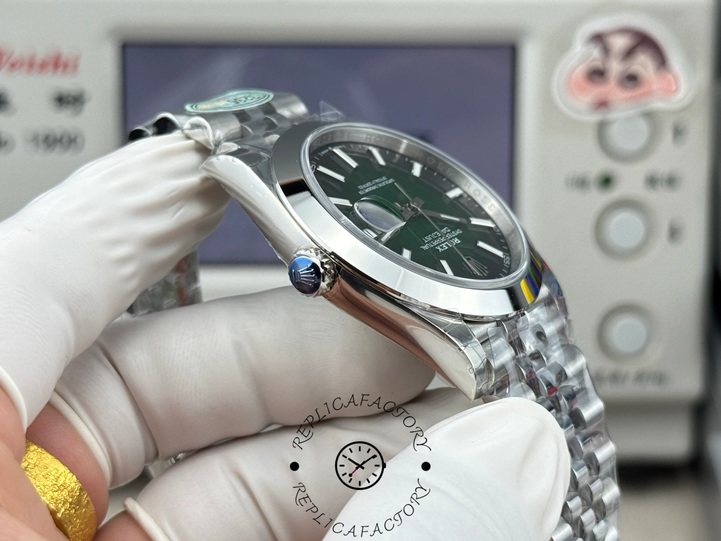 1:1 Rolex Datejust 126300-0026 41 Green Ombre Jubilee Replica