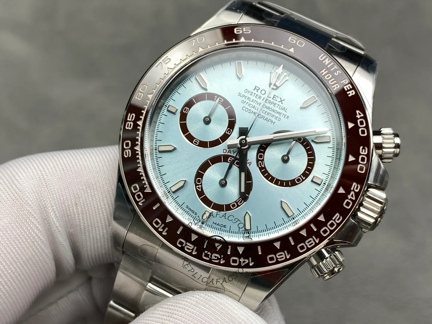 Rolex Cosmograph Daytona 116506 0001 50th Anniversary Ice Blue Dial 40mm Mens Replica Watch