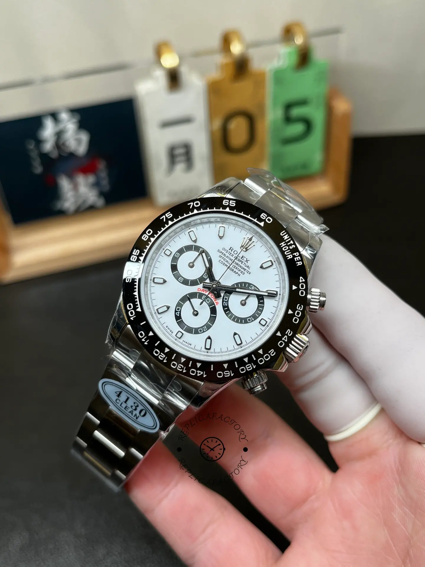 Rolex Cosmograph Daytona 116500LN-0001 Stainless Steel White Dial 40mm Mens Replica Watch