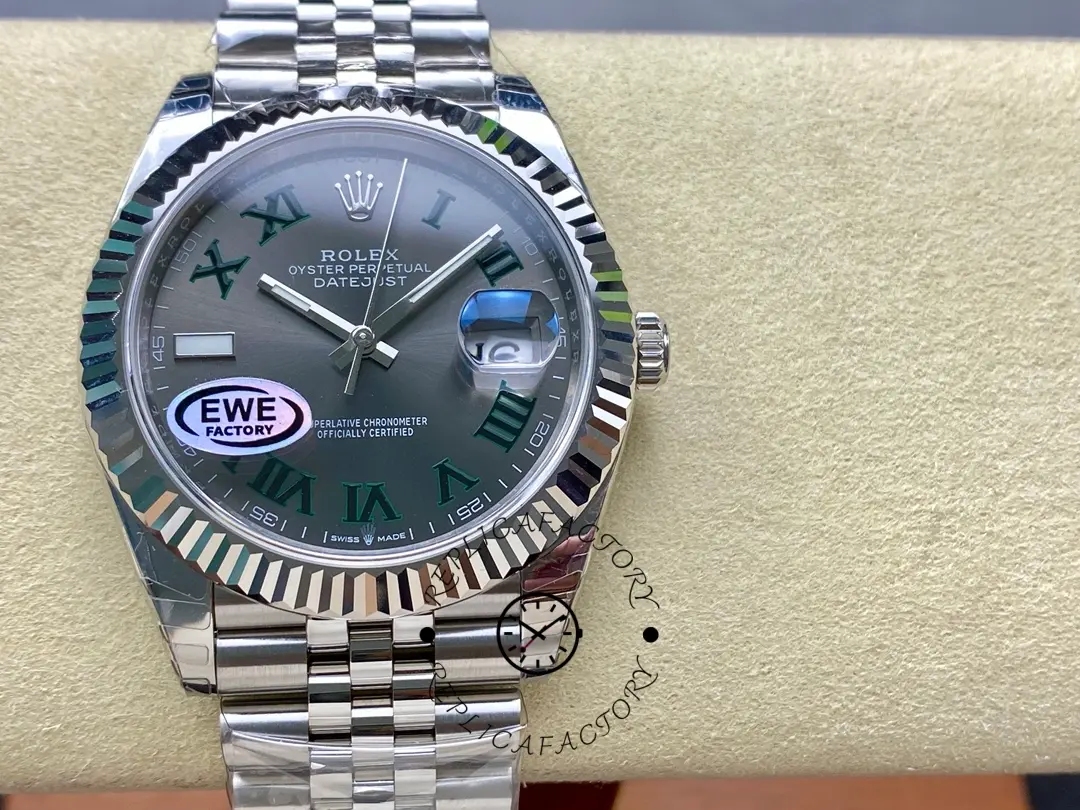 Rolex Datejust 126334 0022 41mm Slate Grey Roman Dial Men's Watch