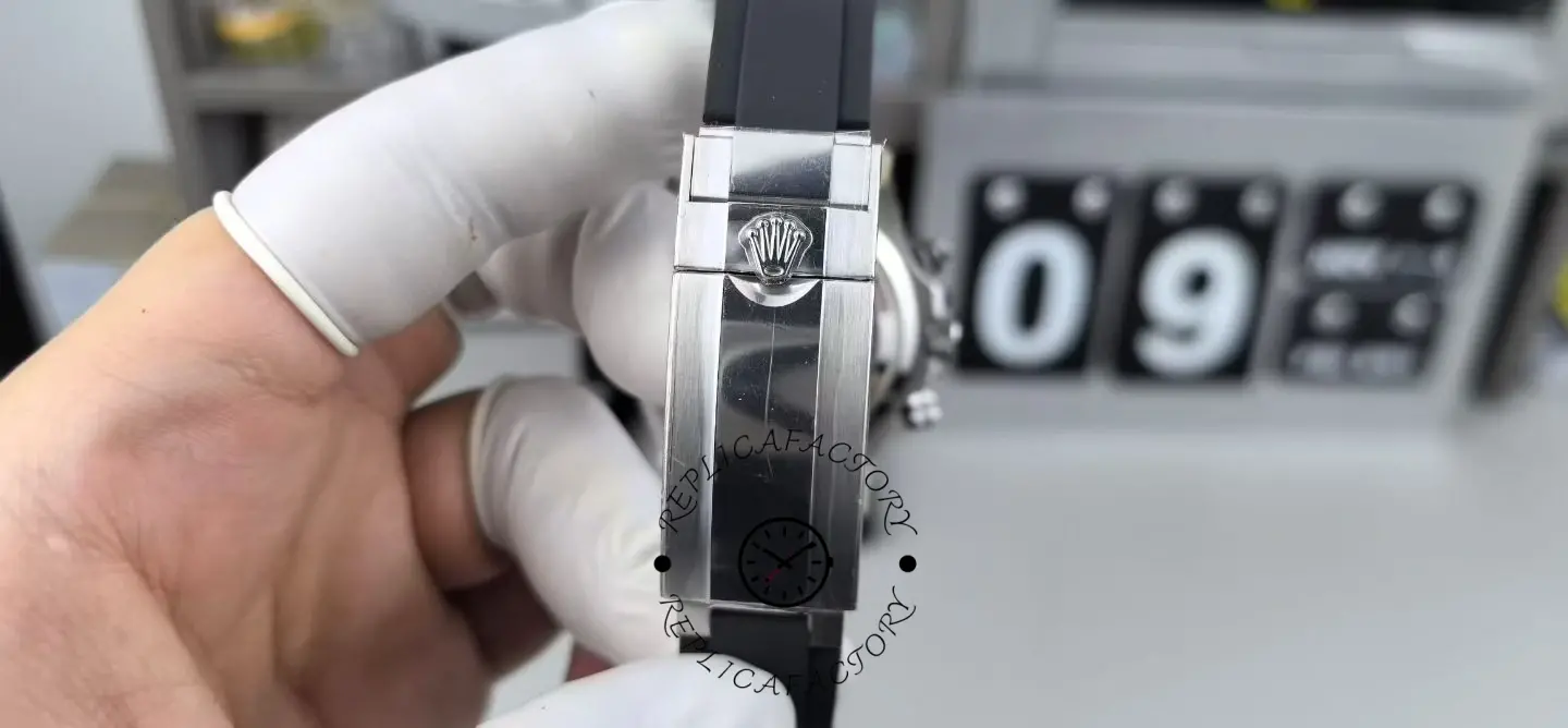 Rolex Cosmograph Daytona White Gold 126519LN 0004 Bright Black Steel Diamond