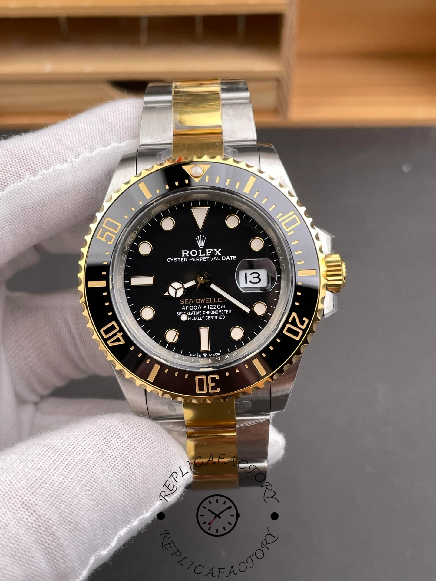 Rolex Sea Dweller Black Dial Oyster Bracelet 126603 0001 Men's Watch