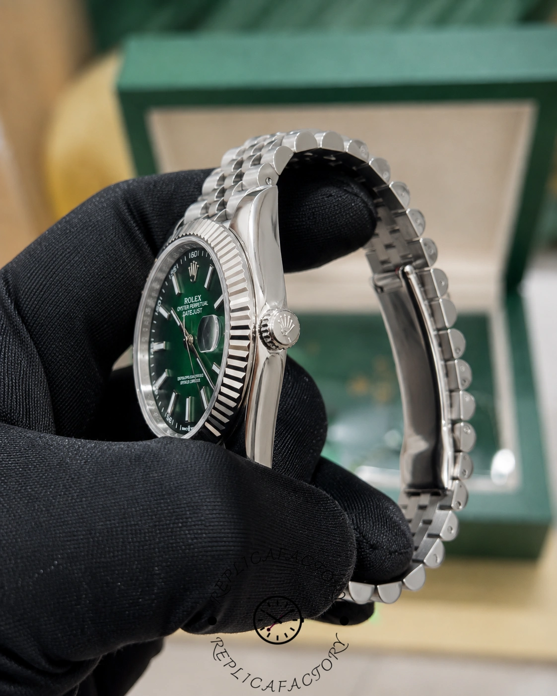 Rolex Datejust 126334 41mm Green Gradient Dial 1:1 Clone 2026