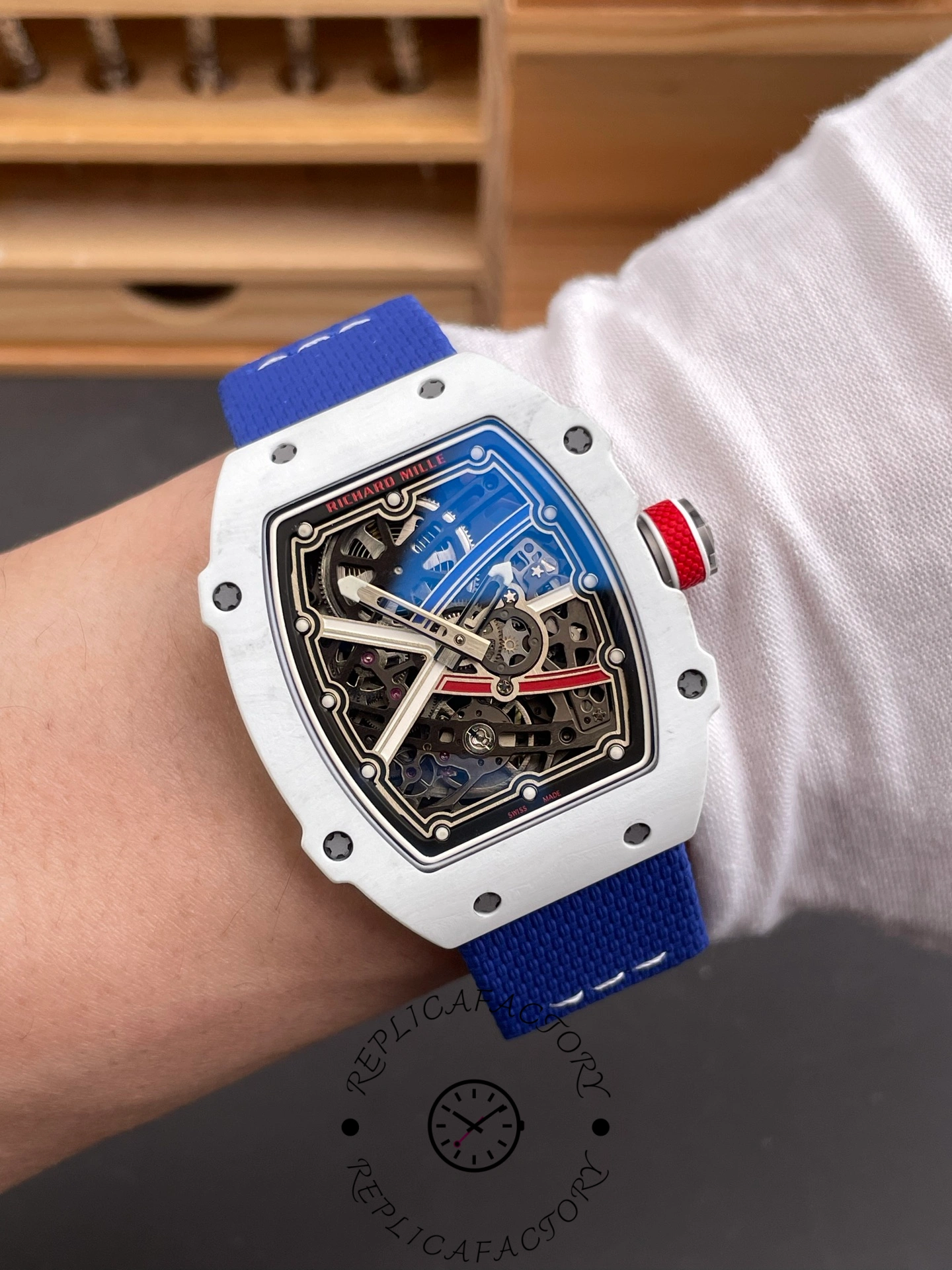 1:1 Clone Richard Mille RM 67-02 Alexis Pinturault Quartz TPT