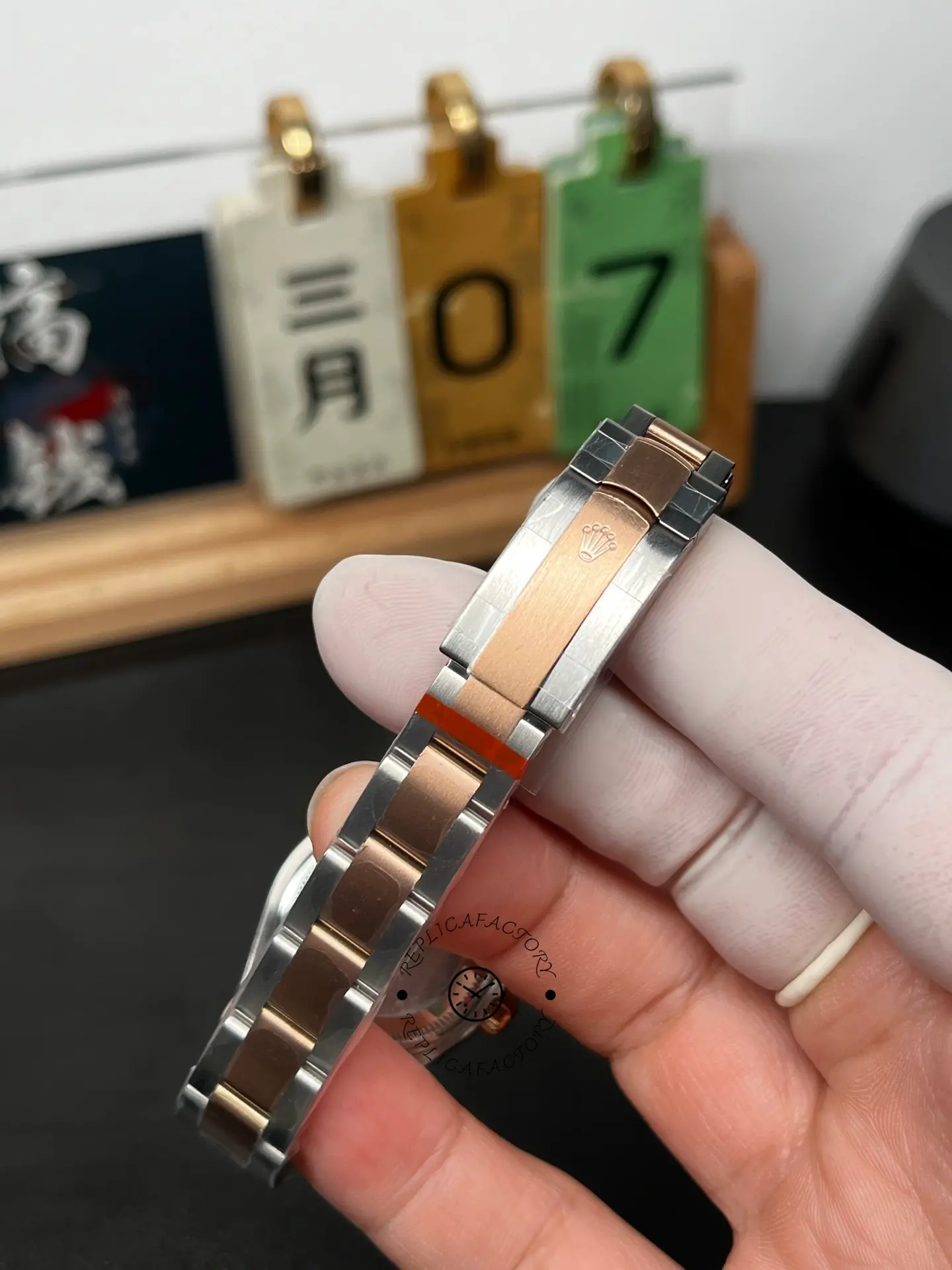 Rolex Lady-Datejust 28mm Two-Tone 1:1 Clone Brown Dial 279161-0018