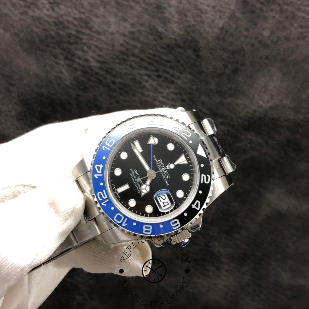 Rolex GMT-Master II Batman 116710BLNR Black Dial 40mm Mens Replica Watch