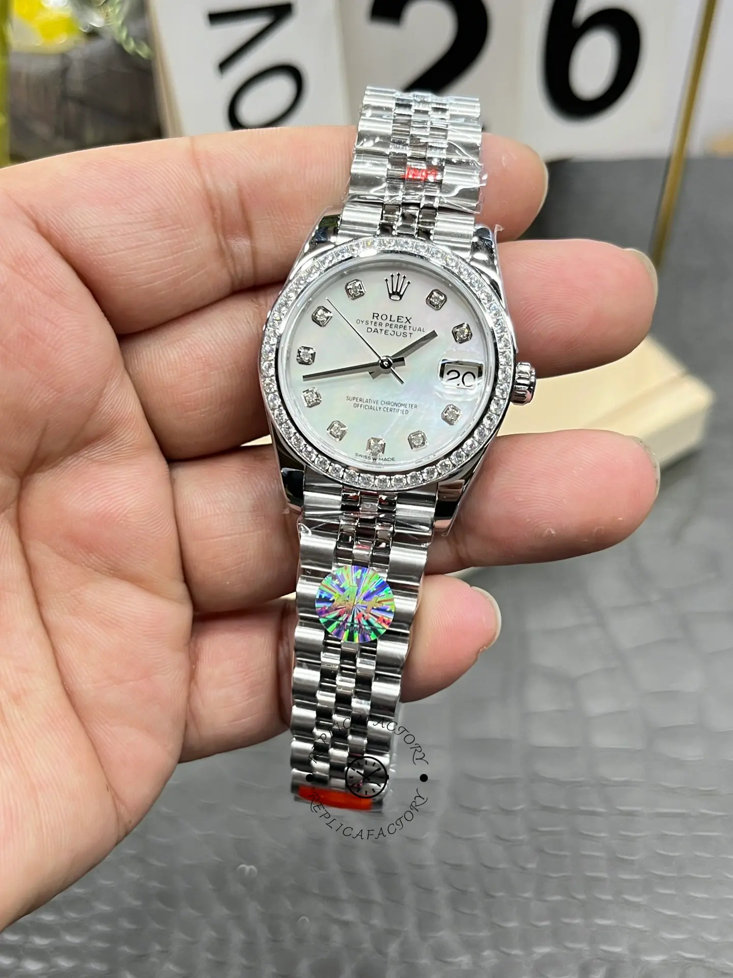 Rolex Datejust 31mm MOP Dial 278384RBR-0008 1:1 Clone Automatic Watch