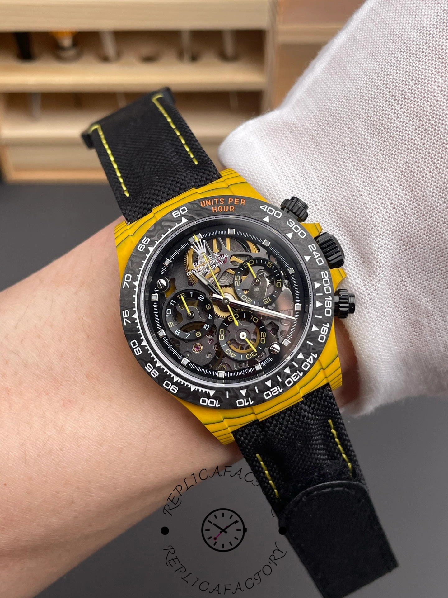 Rolex Daytona 4130 DIW Skeleton Carbon Fiber Edition