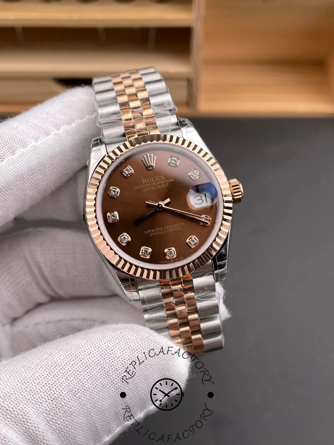 Rolex Datejust 31mm 278271 0028 Two Tone Jubilee Bracelet Fluted Bezel