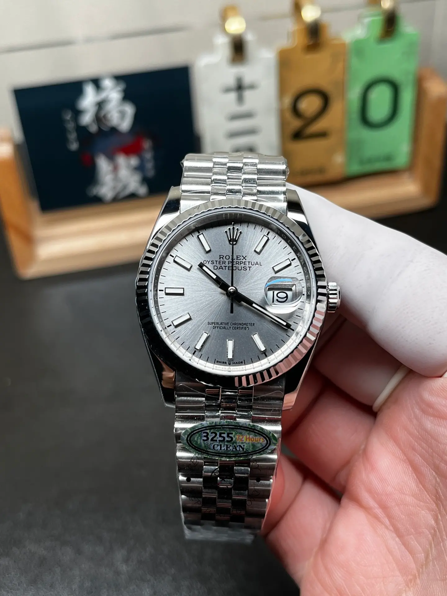 Rolex Datejust 126234 Fluted Bezel Silver Index Dial 36MM Unisex Replica Watch
