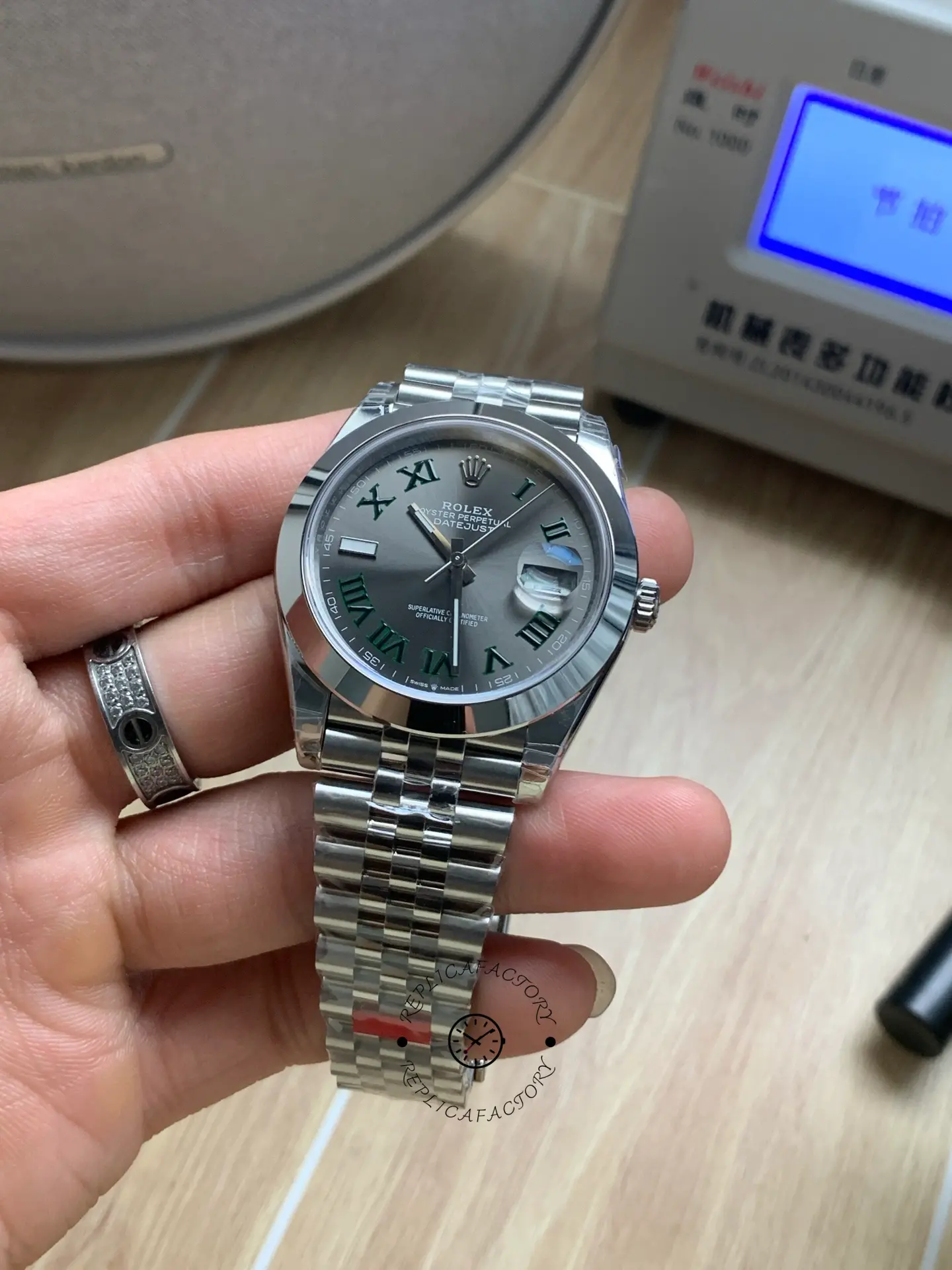 Rolex Datejust 41mm Stainless Steel m126300 0014 Slate Roman Jubilee