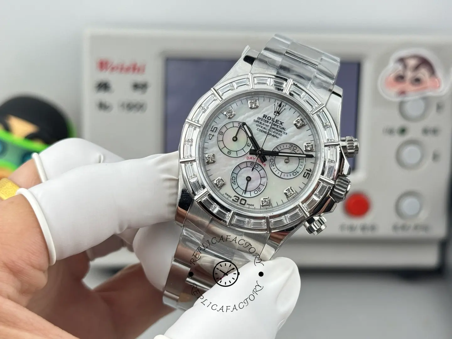 Rolex Daytona 904L Stainless Steel 116589BR 40 MOP Dial 1:1 Clone