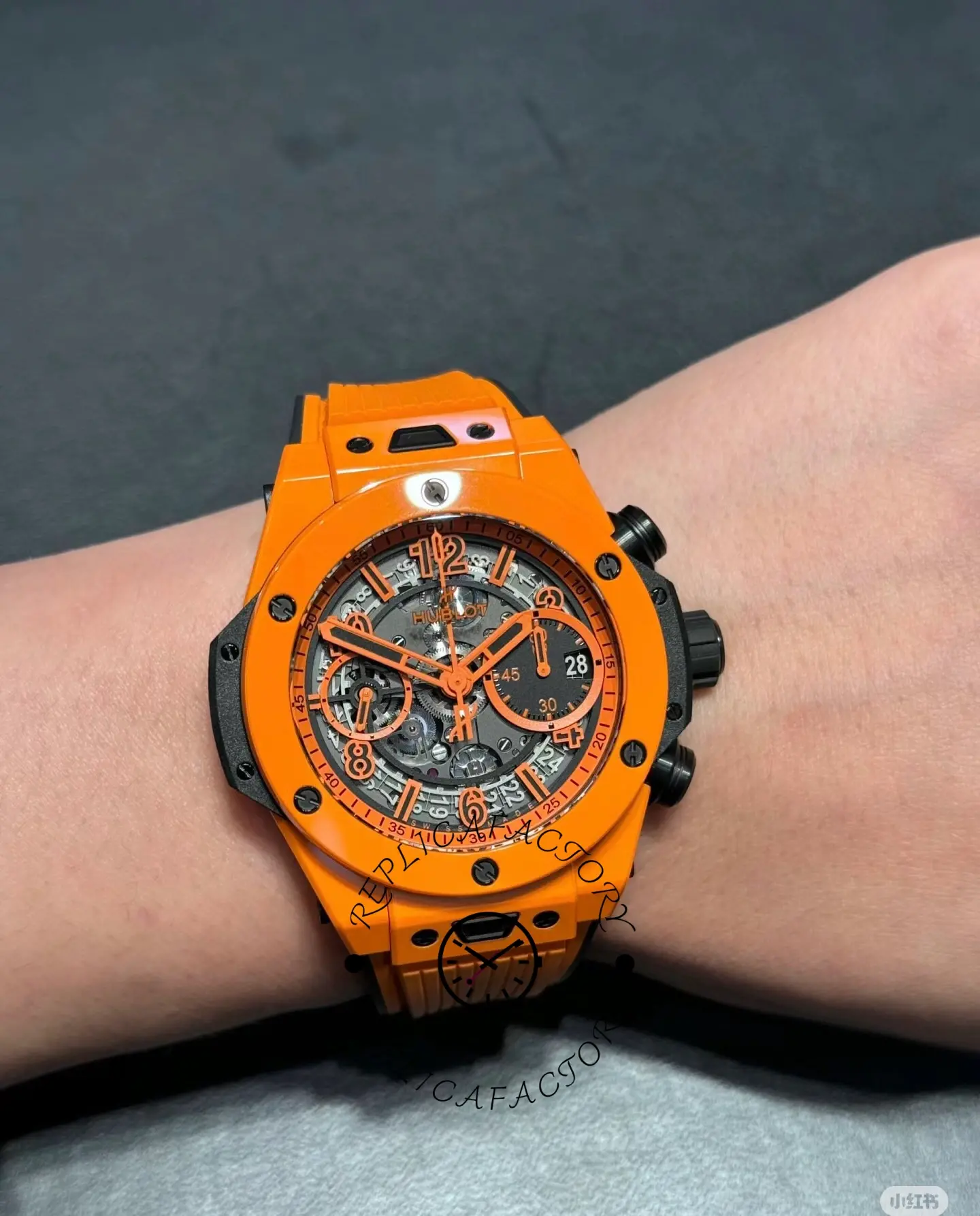 Hublot Big Bang Unico Orange Ceramic 42mm 441.CU.5910.RX