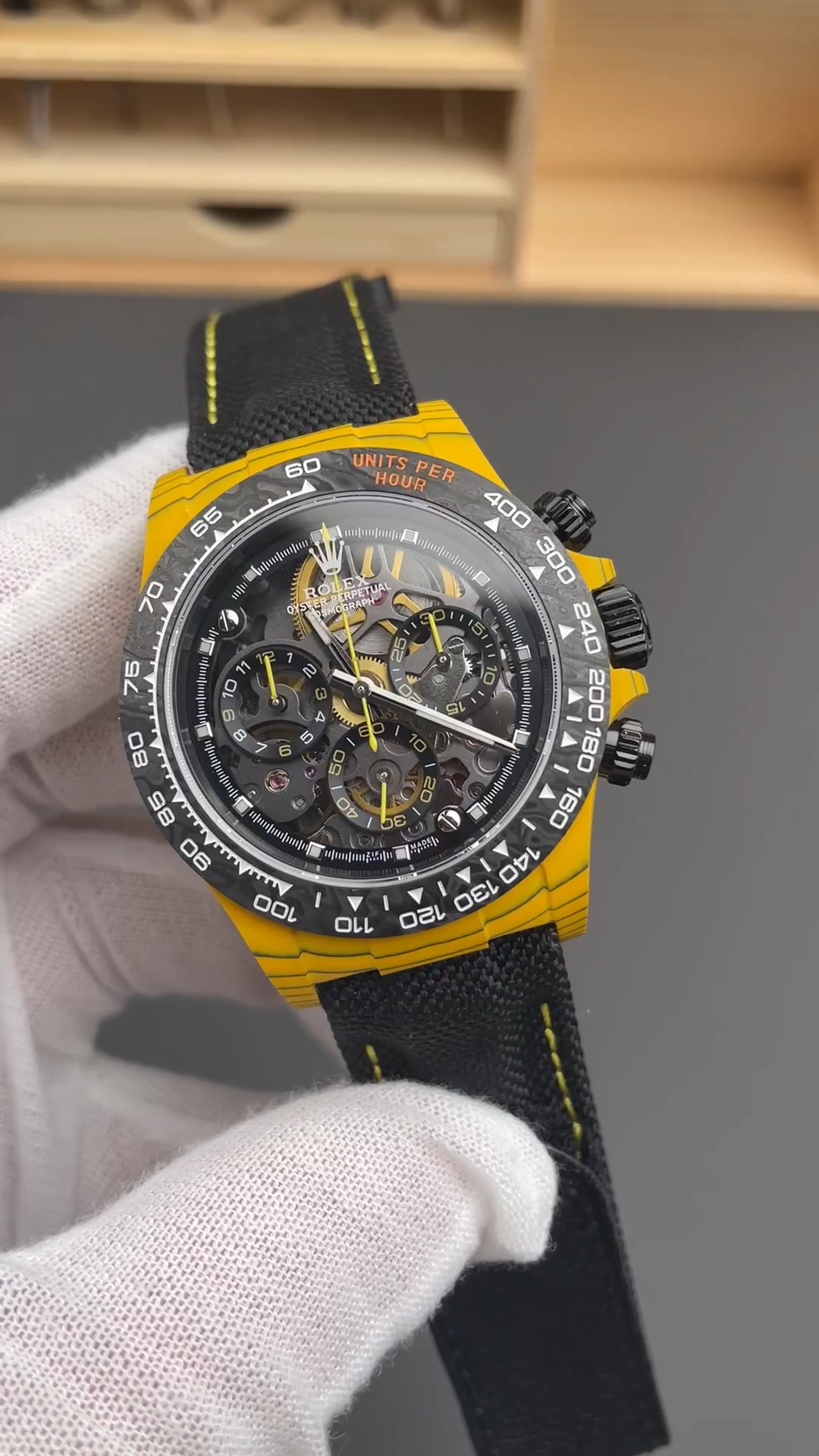 Rolex Daytona 4130 DIW Skeleton Carbon Fiber Edition