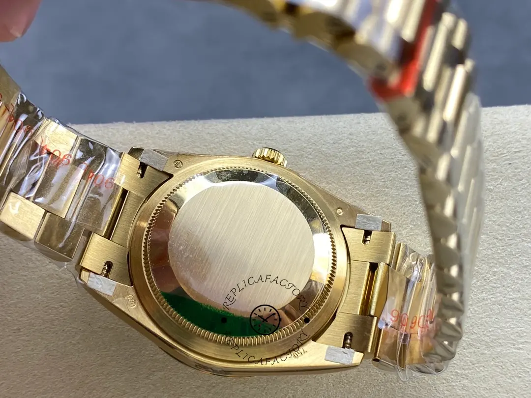 Rolex Day-Date 128238 Fluted Bezel White Roman Dial 36MM Replica Watch
