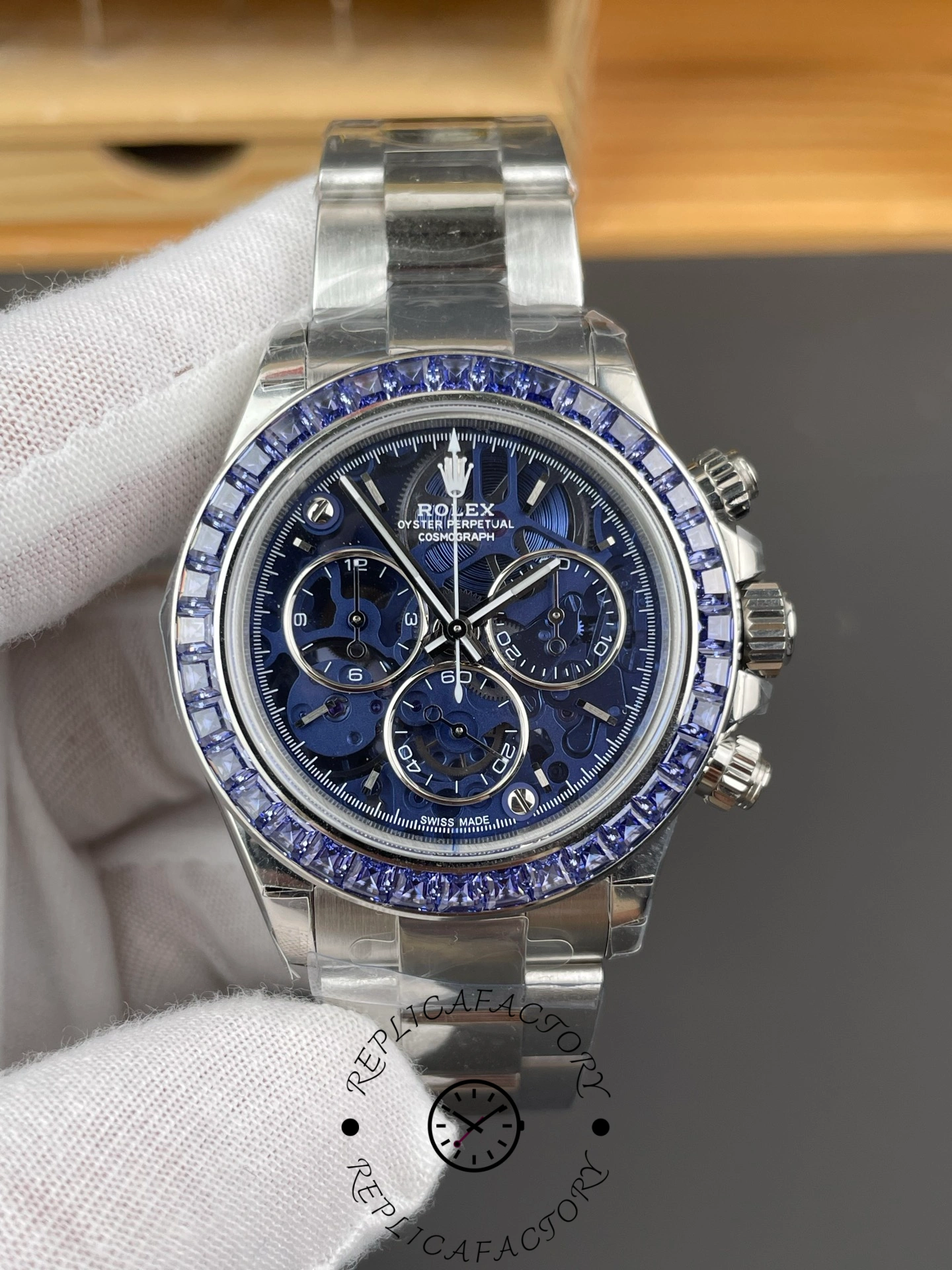 Rolex Daytona Blue Sapphire Bezel 126599TSA 40mm