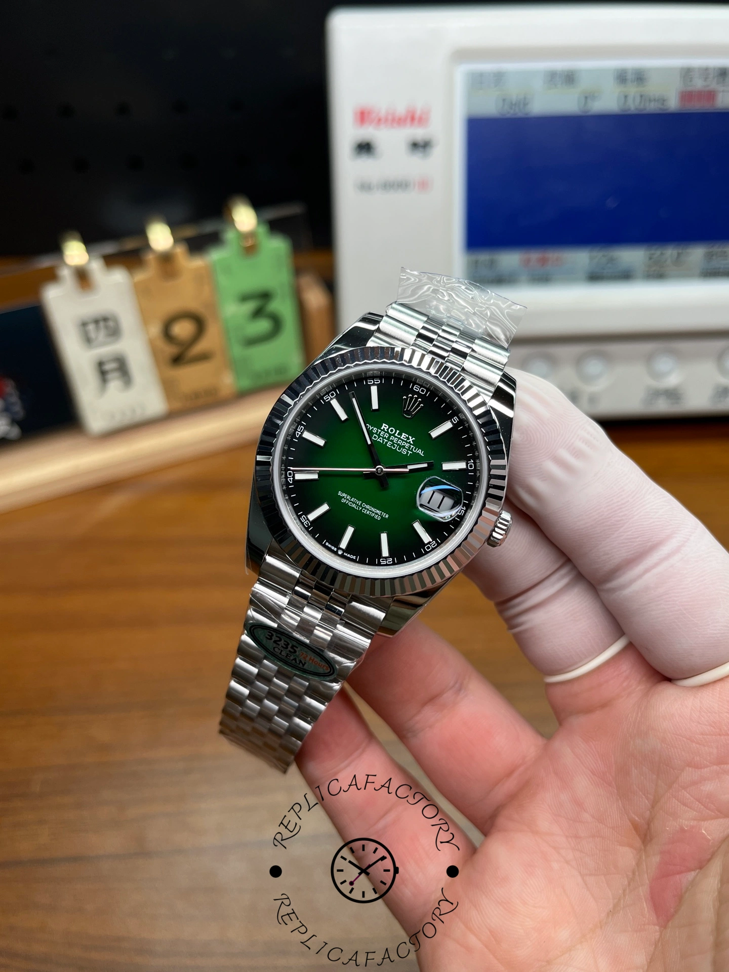 Rolex Datejust 126334 41mm Green Gradient Dial 1:1 Clone 2026