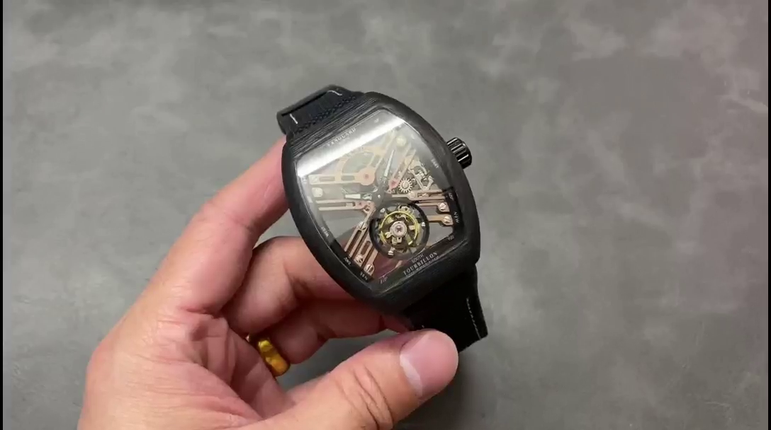 Franck Muller Vanguard Seven Days V 45 S6 SQT NR BR (5N) TT SK BLK - WatchesReplica.is