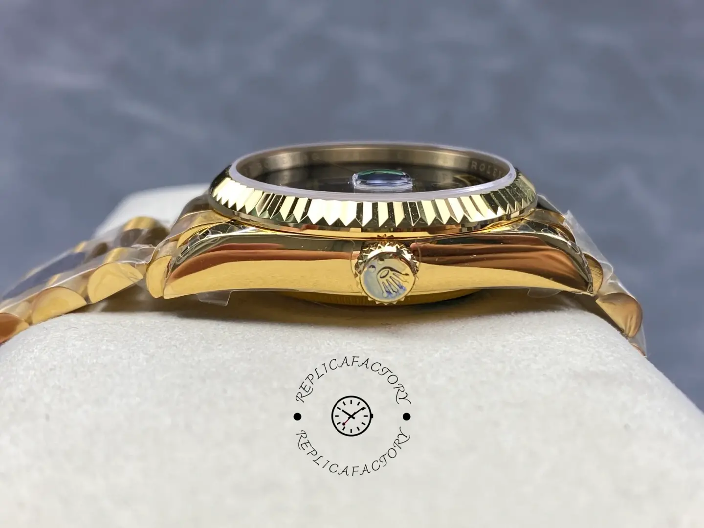 Rolex Day-Date 18038 36mm President Men's Onyx Dial Watch 1:1 Clone