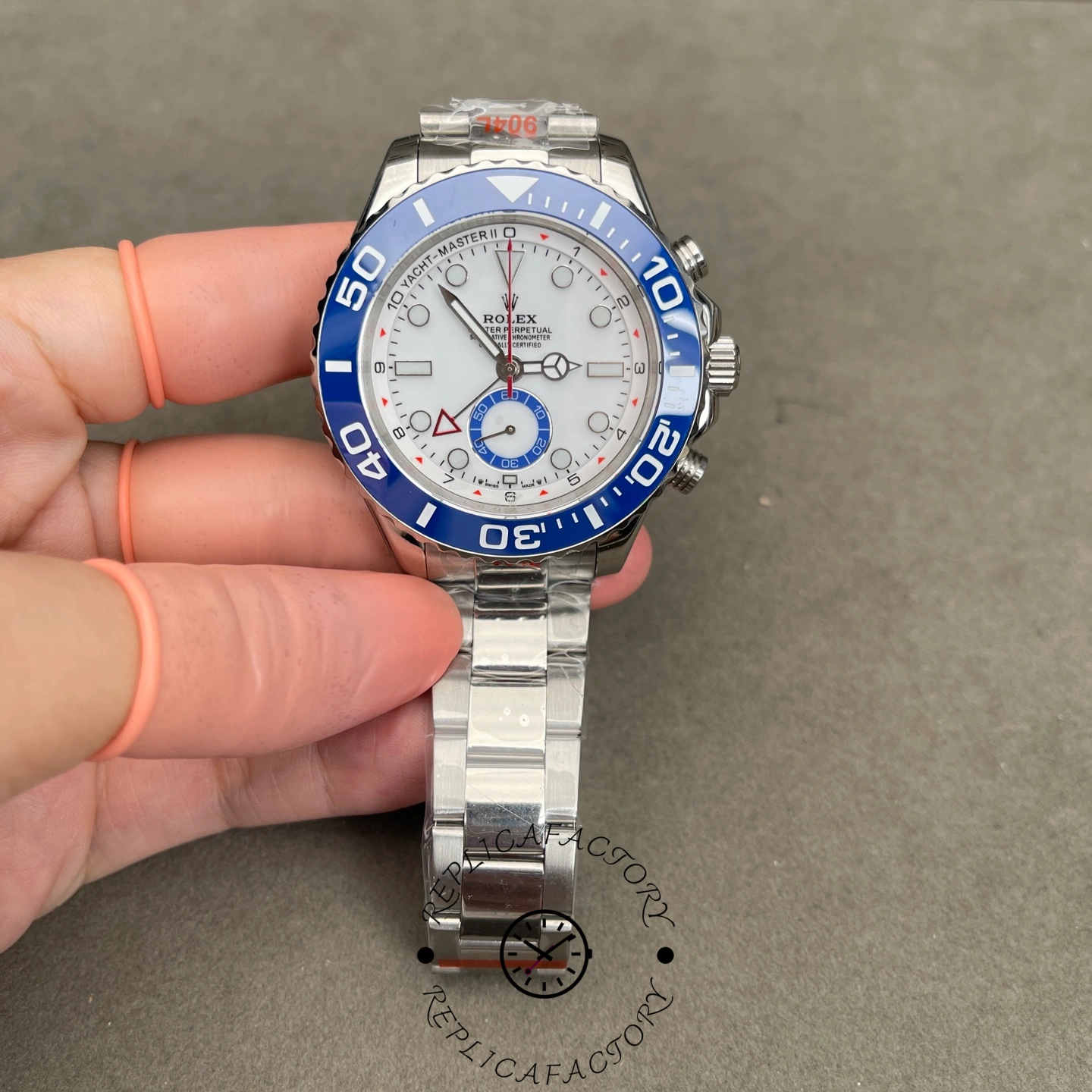 Replica Rolex Yacht-Master II 44mm 126680 0001 White Dial