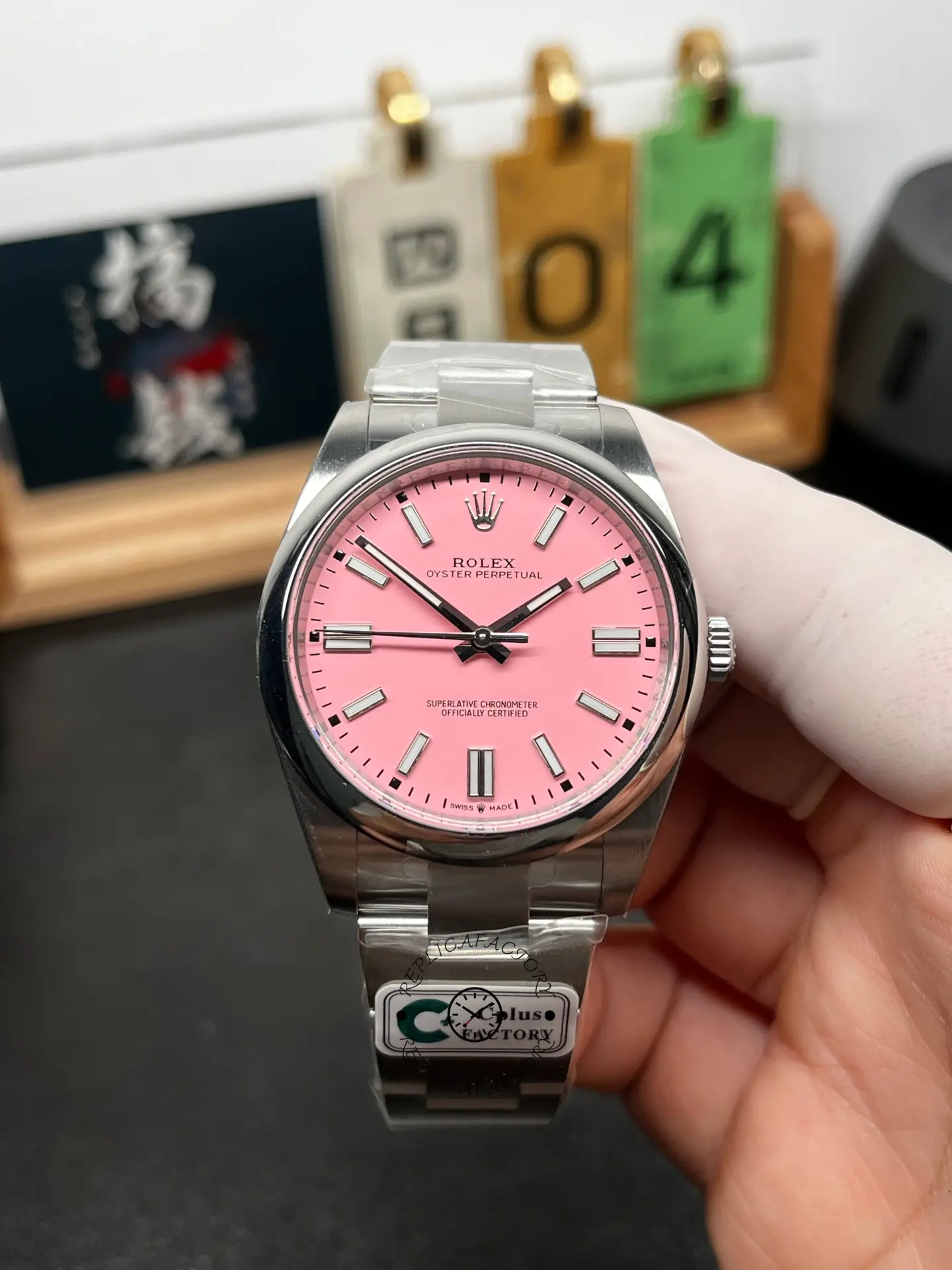 Rolex Oyster Perpetual 36 Oystersteel Pink Dial 126000 0008 Women's Watch