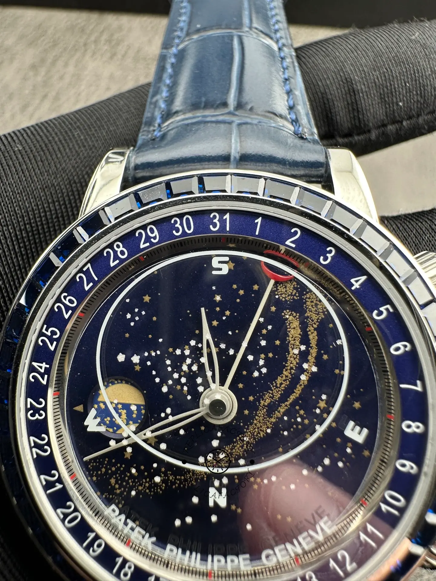 Patek Philippe Grand Complications 6104/11P-010 1:1 Clone 44mm Celestial Watch