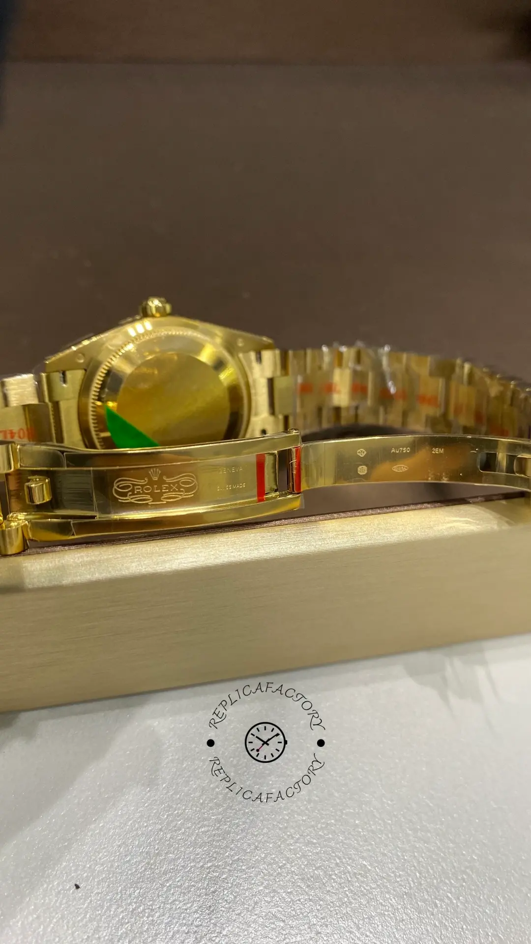Replica Rolex Datejust 278278-0049 Red Ombré Dial 31 President Strap