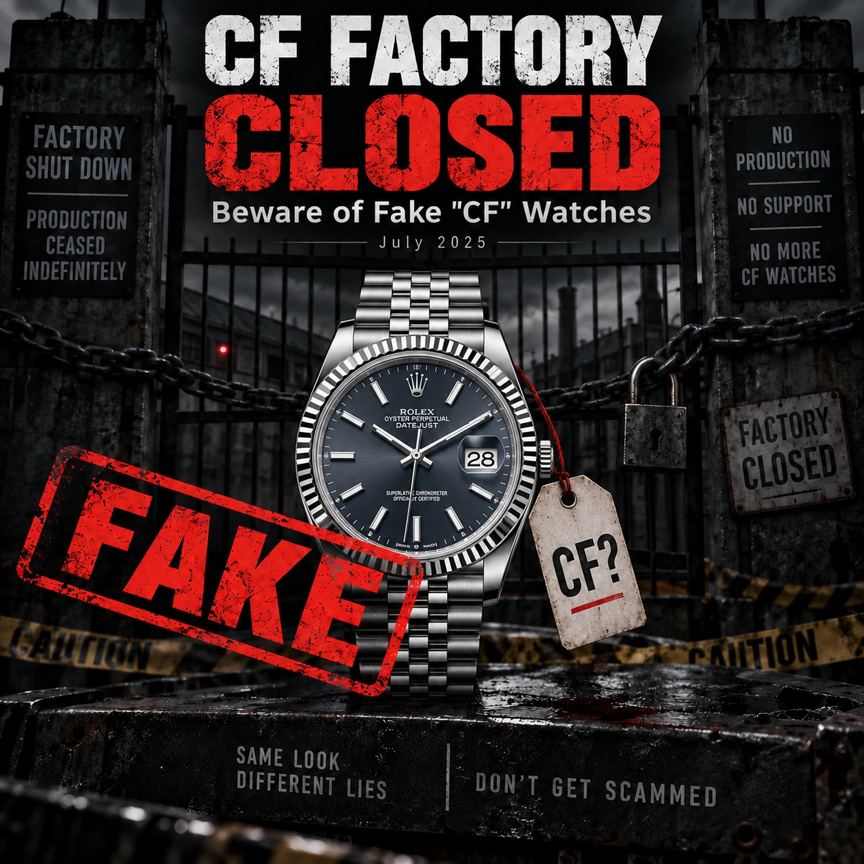Clean Factory (CF) Shut Down in July 2025 - Replica Factory