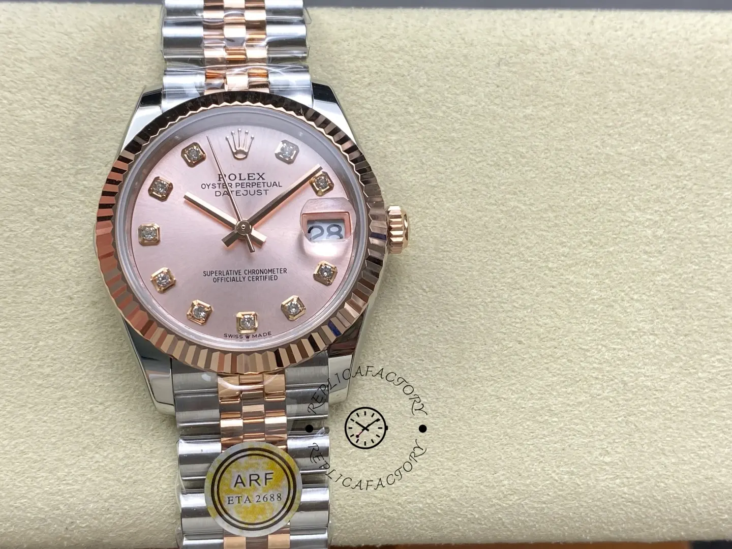 Rolex Datejust 31 Rose Diamond Dial M278271 0024 Women's Watch