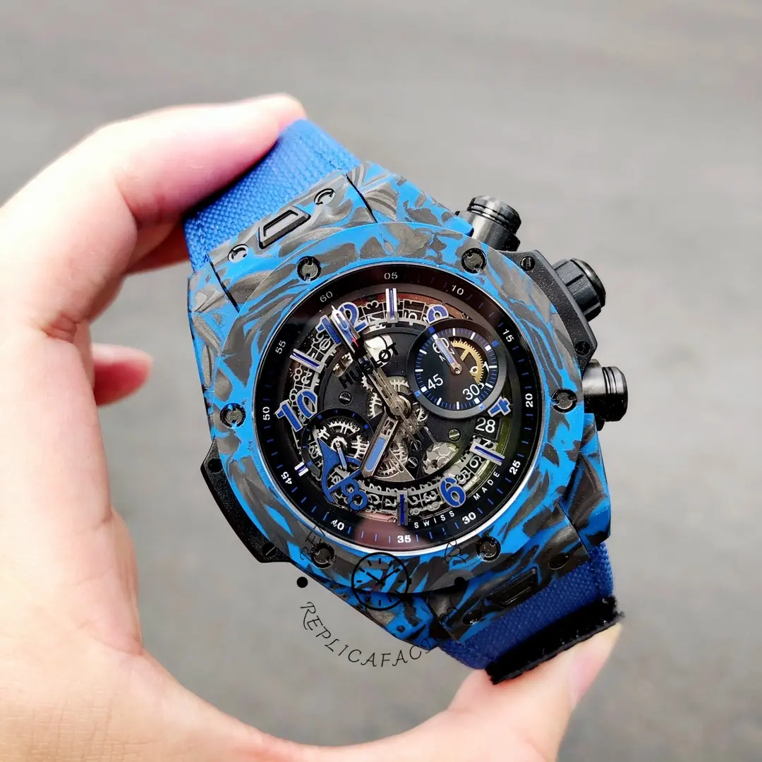 Hublot 411.QV.1123.NR.OVK21 Big Bang Unico Red Carbon Alex Ovechkin Watch 45mm