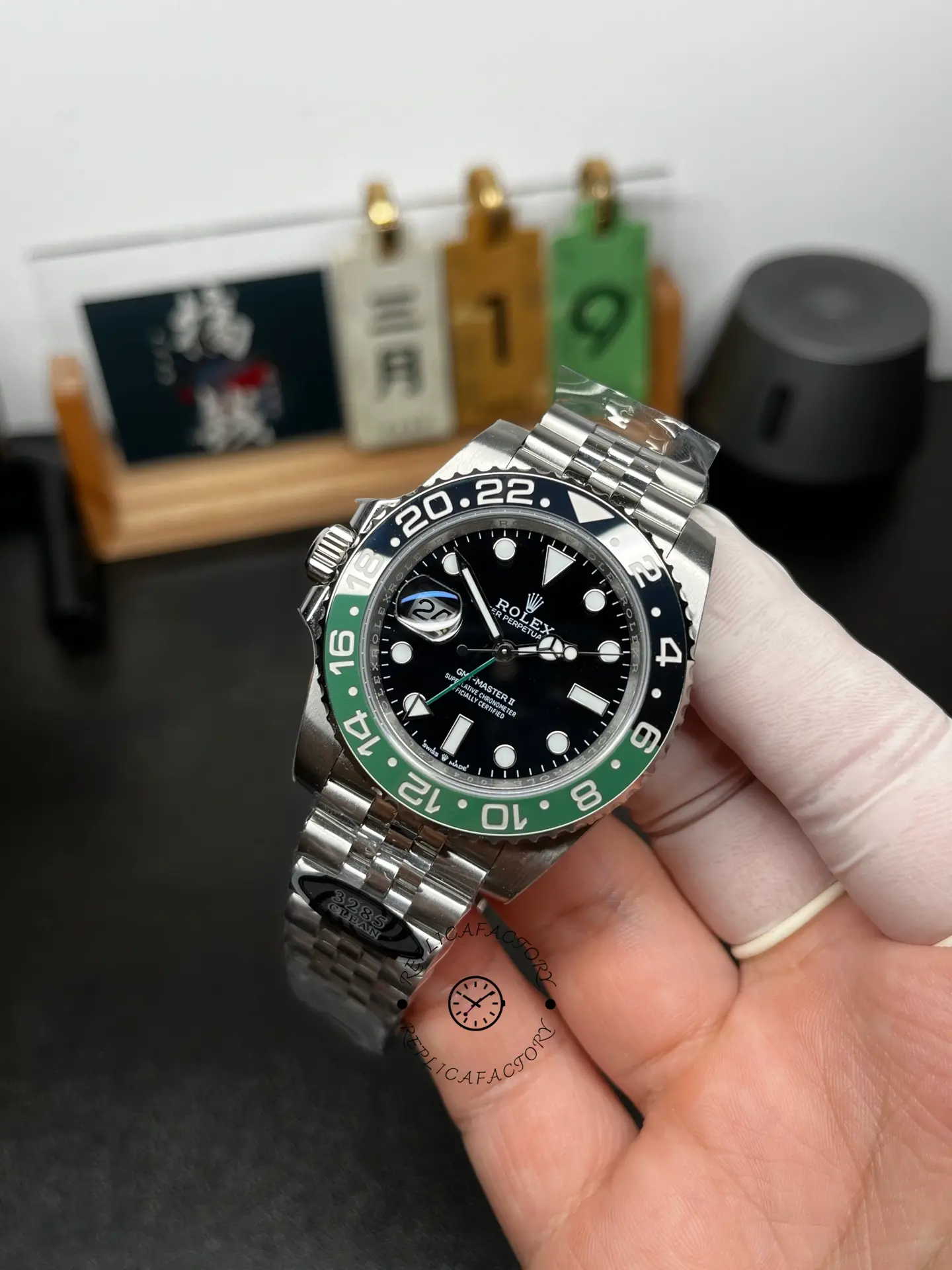 Rolex GMT-Master II 126720VTNR Black Dial Stainless steel 40MM Mens Replica Watch