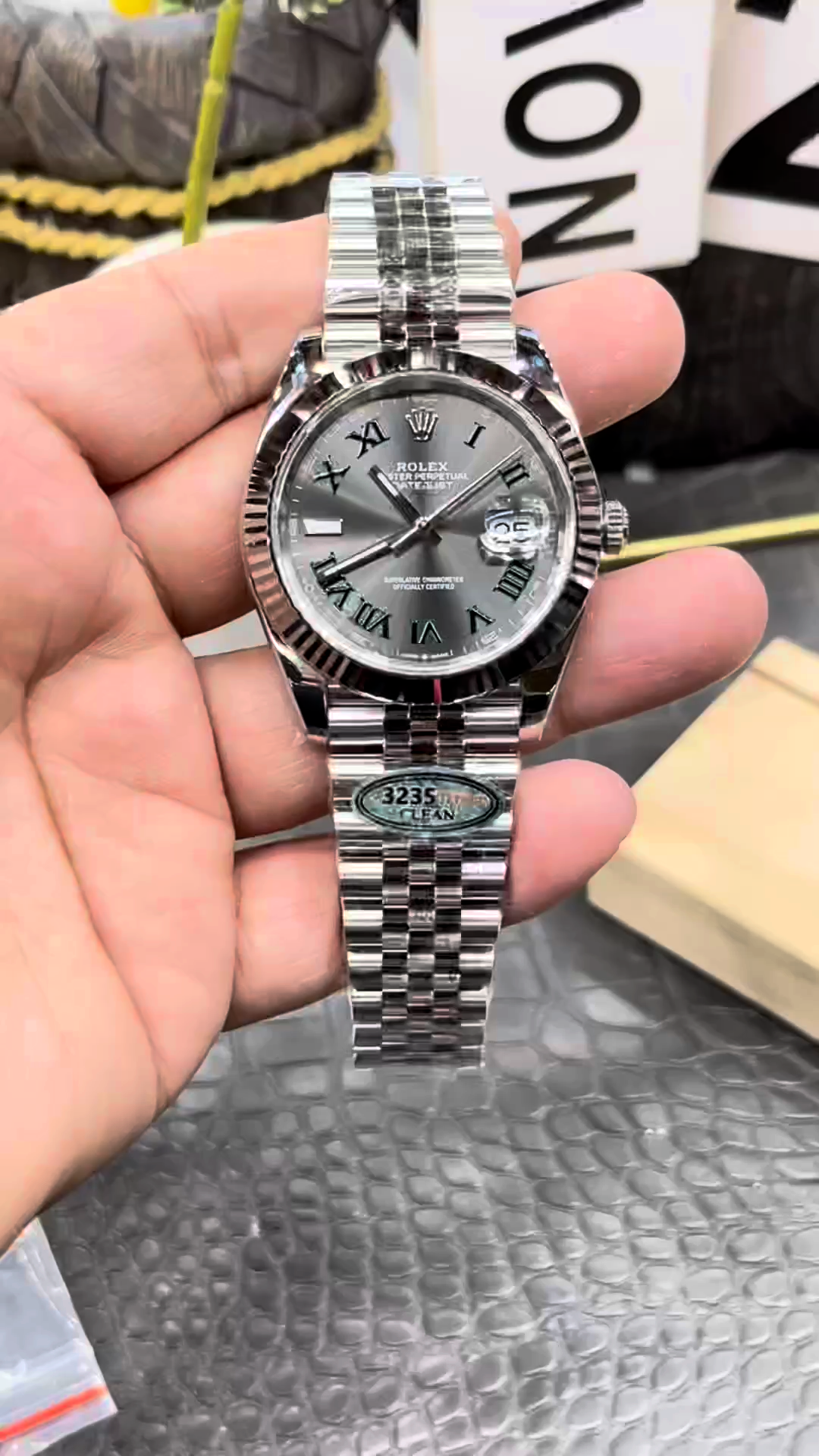 Rolex Datejust 126334 0022 41mm Slate Grey Roman Dial Men's Watch