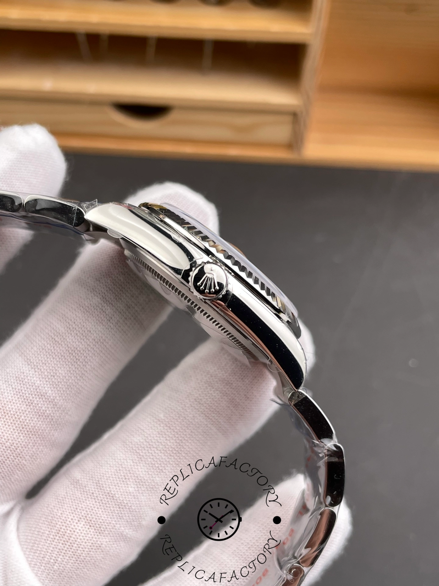 Rolex Datejust 126234 Blue Index Dial Stainless Steel 36MM Unisex Replica Watch
