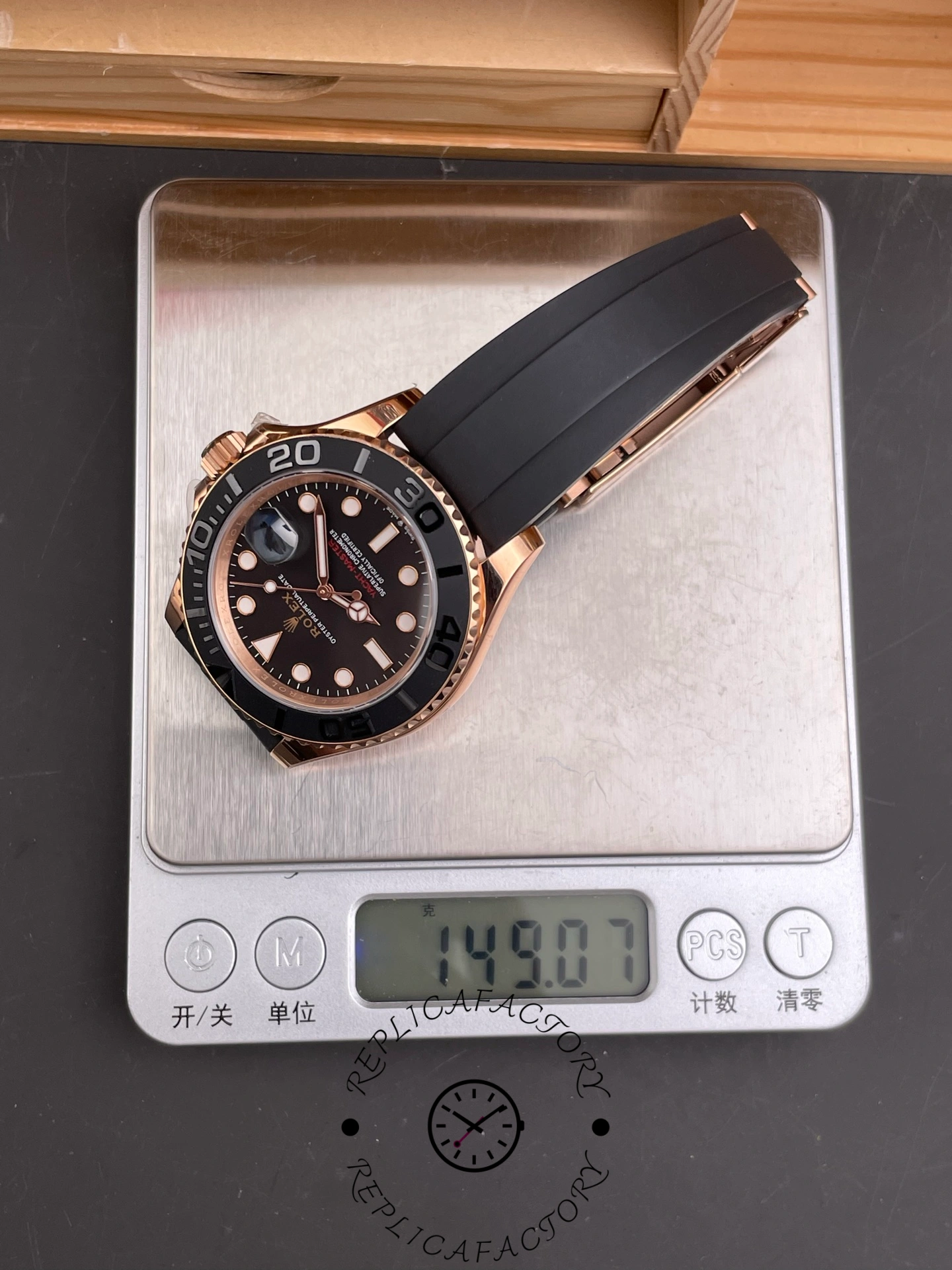 Rolex Yacht-Master 126655 40mm Automatic Black Dial 18kt Everose Gold Watch