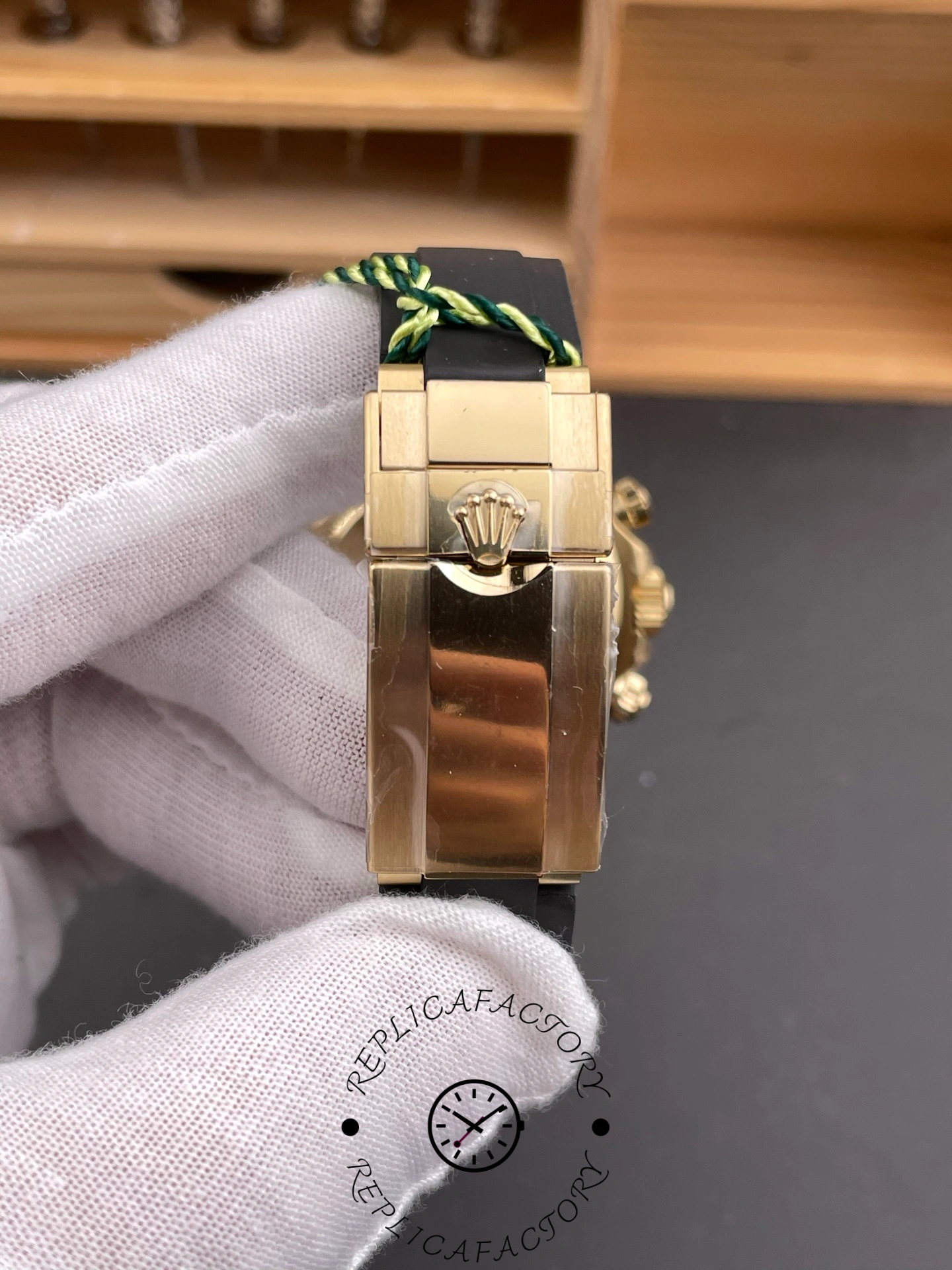 Rolex Daytona 116518LN Black Diamond Dial 40mm Mens Replica Watch