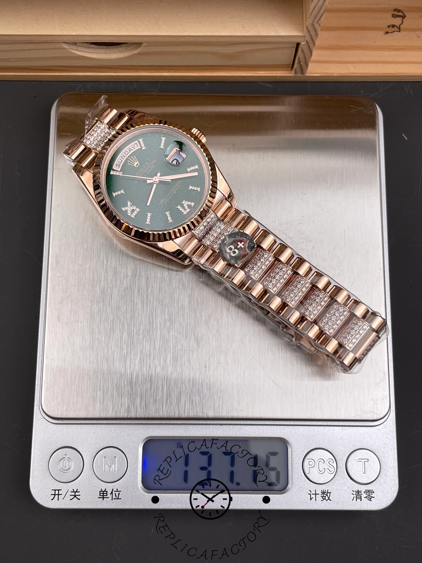 Rolex Day-Date 36 Green Aventurine Dial 128345RBR 0069