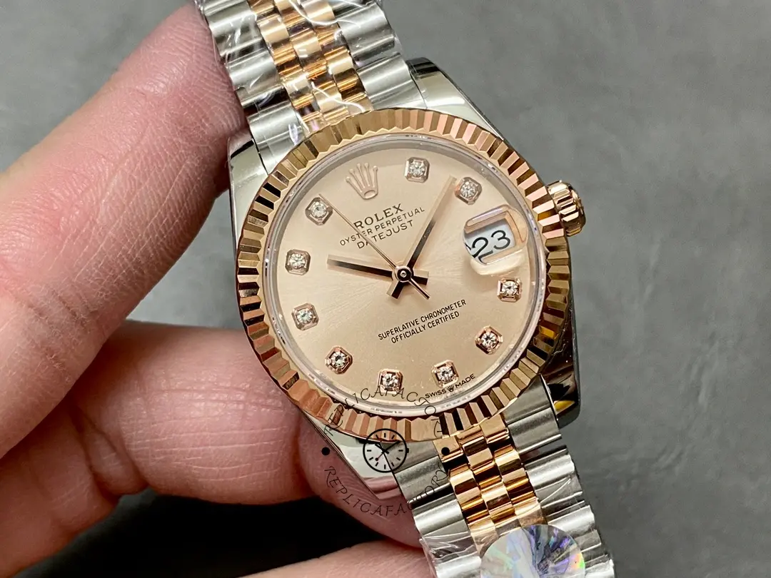 Rolex Datejust 31 Rose Diamond Dial M278271 0024 Women's Watch