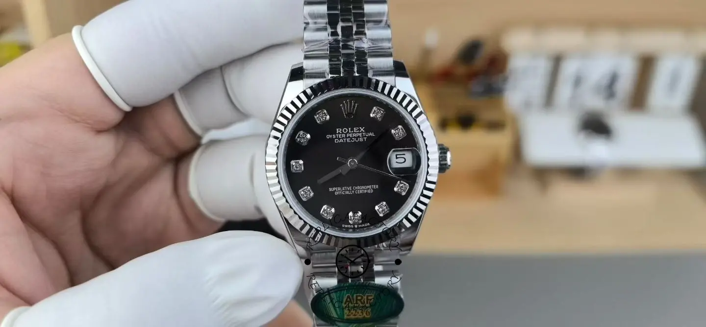 Rolex Datejust 278274 0008 Dark Grey 31mm Dial Jubilee Women's Watch