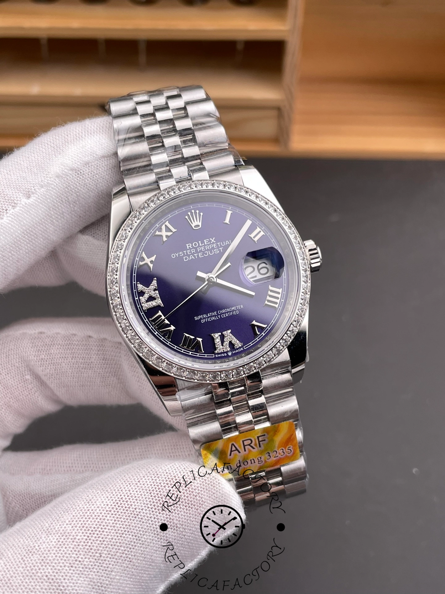 Rolex Datejust 36 White Gold & Diamonds m126284rbr 0055