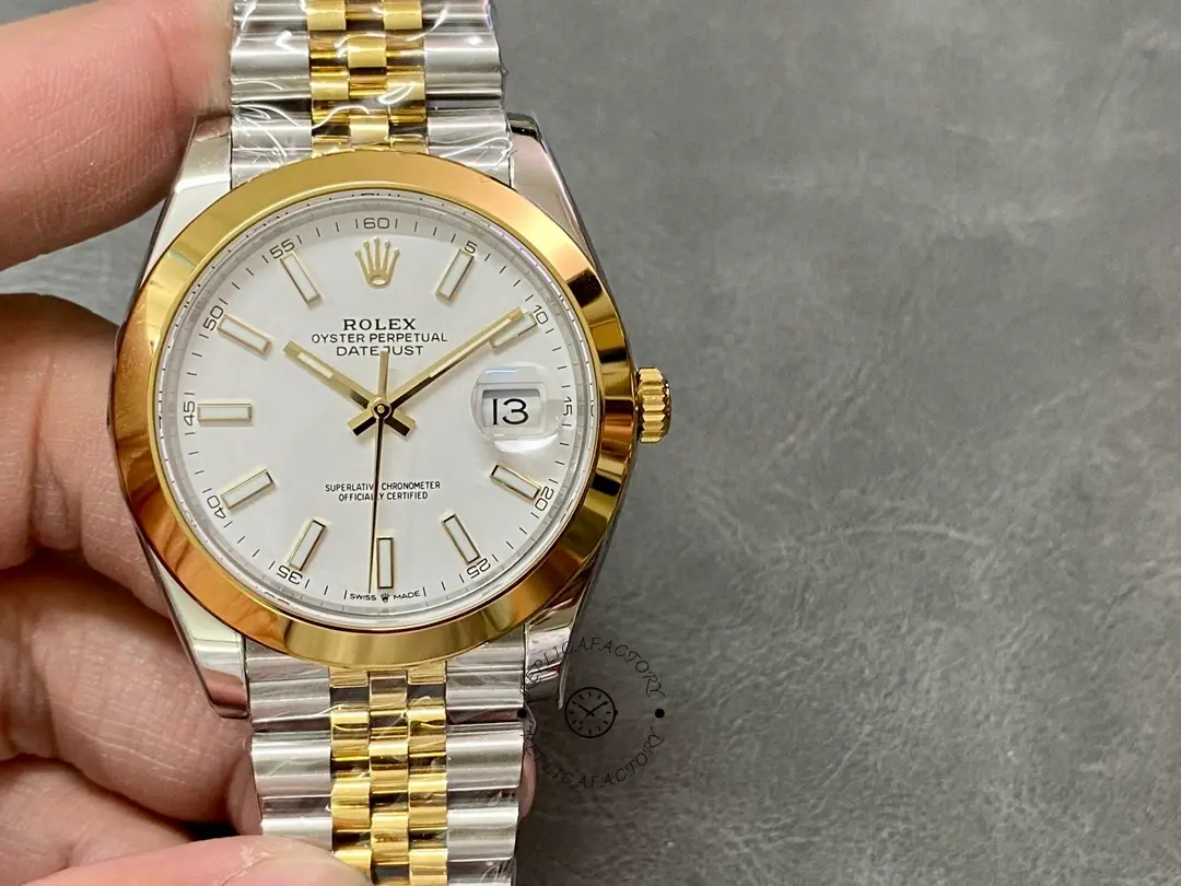 Rolex Datejust 41 Stainless Steel and Yellow Gold M126303 0016 Men's Watch