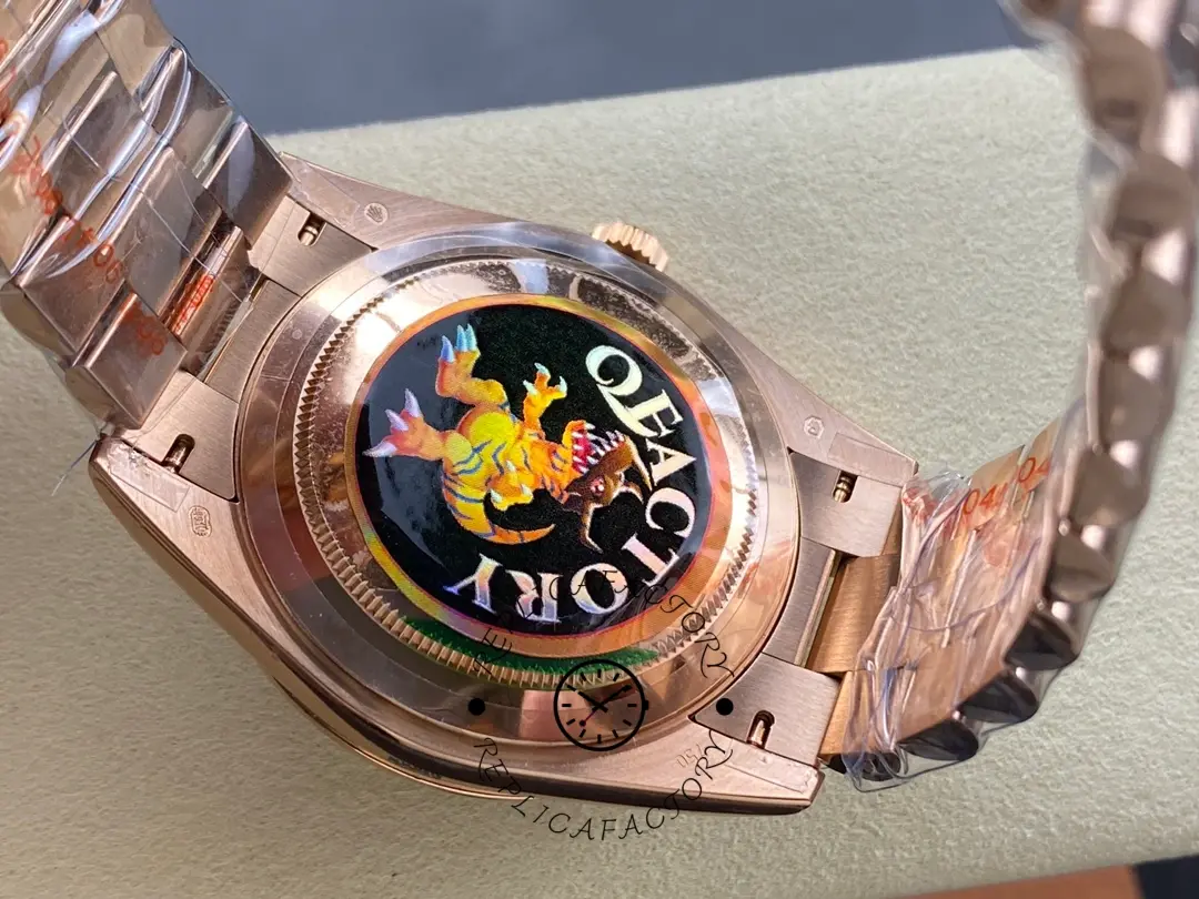 Rolex Day Date 40 18kt Everose Gold Rolex President Chocolate Dial m228235 0003