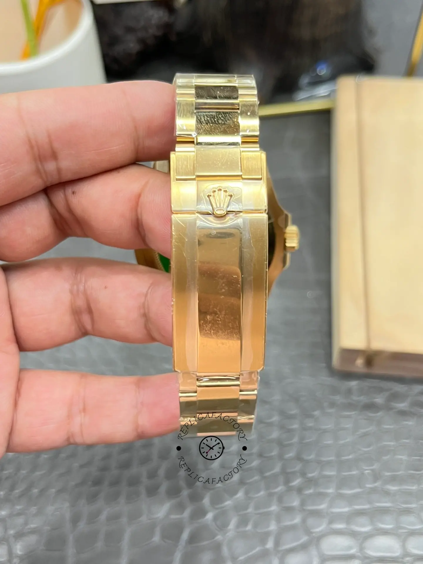 Rolex Submariner 126618LB Yellow Gold Blue Dial 41mm Mens Replica Watch